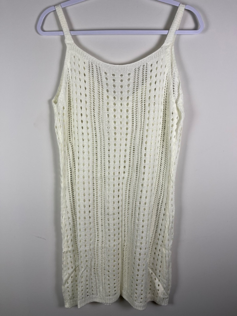 NIB Womens Swimsuit Cover-up Dress Crochet One Size Festival Beachy Boho - Picture 5 of 9